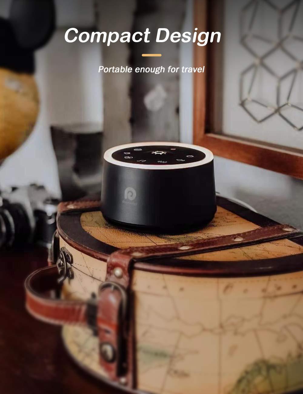 Dreamegg Dreamegg D11 Bundle with D1 White Noise Machine, Sound Machine for Baby Kid Adult, with 24 Calming Sound, Ambient Nightlight, Continuous or Timer, Loud Sleep Machine for Home Nursery Office