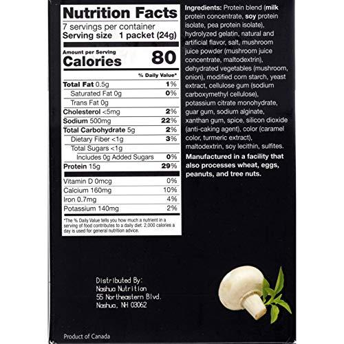Proti-Thin Proti-Thin High Protein Cream of Vegetable Soup, Healthy Instant Diet Soup Mix, 15g Protein, Low Calorie, Low Carb, Low Fat, Gluten-Free, KETO Friendly, Ideal Protein Compatible 1 Pack of 7 Servings