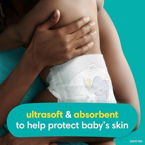 Pampers Pampers Swaddlers Disposable Baby Diapers Size 5, 132 Count with Sensitive Water Based Baby Wipes 4X Pop-Top Packs (336 Count)
