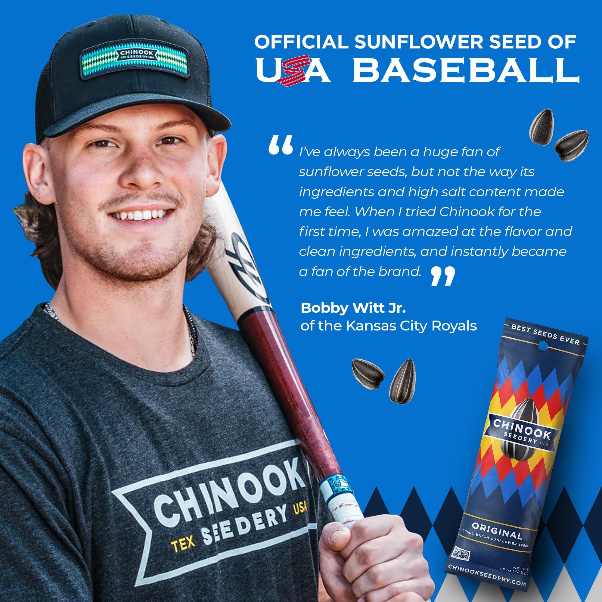 Chinook Seedery Chinook Seedery Roasted Sunflower Seeds to Eat - 1.5 oz (Pack of 36) Variety Packs - Jumbo Low Sodium Sunflower Seeds Keto Snacks - Adventure, Baseball, School Snacks - Gluten Free, Non GMO Snacks