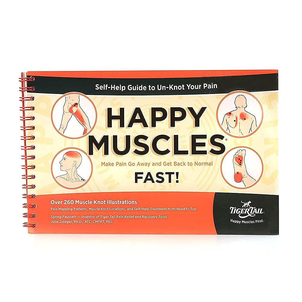 Tiger Tail Tiger Tail Bundle: Curve Ball Stationary Foam Roller + Happy Muscles Book