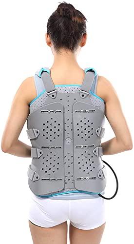 SJHY Posture Corrector Thoracic Back Brace Spinal Lumbar Fracture for Hyperextension Orthotics Spine Fixation Lumbar Thoracolumbar Brace Back Posture (Size : Single airbag)
