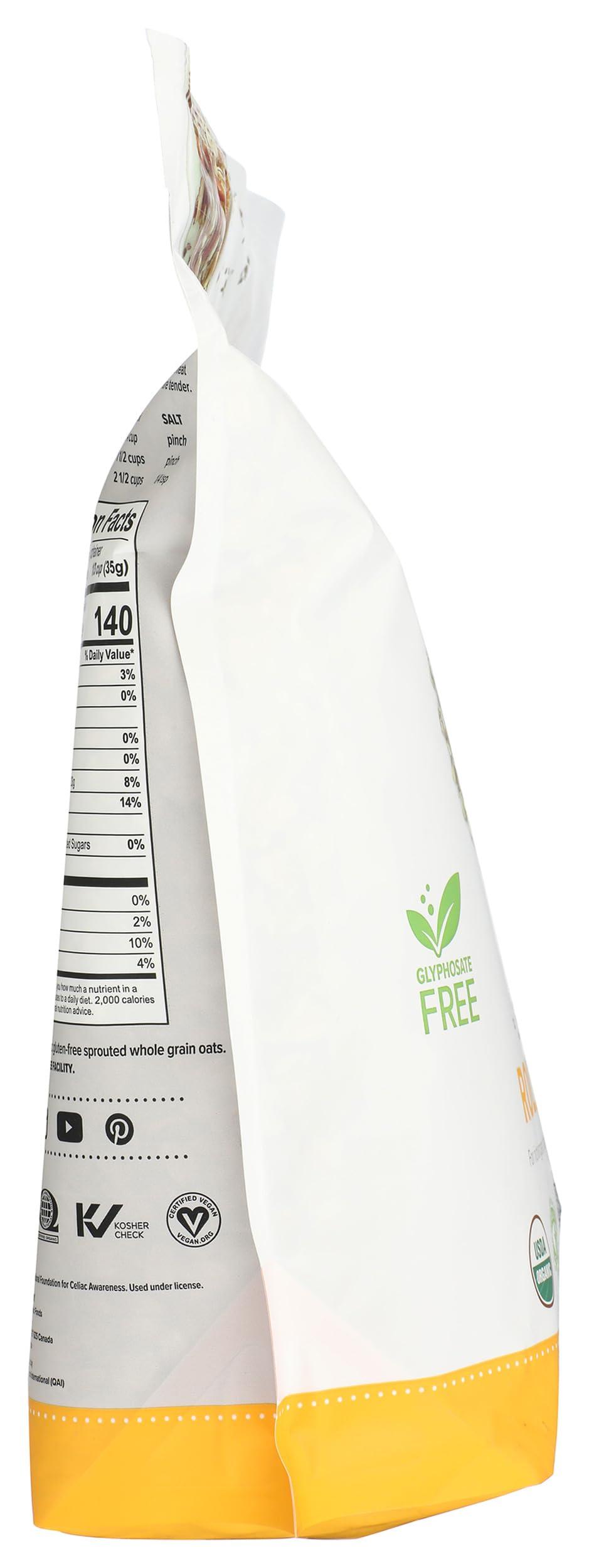 One Degree Organic Foods ONE DEGREE ORGANIC FOODS Organic Sprouted Rolled Oats, 45 OZ