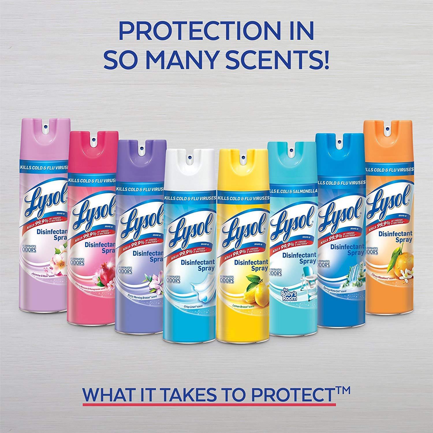 Lysol Lysol Disinfectant Spray, Lemon Breeze, 76oz (4X19oz)