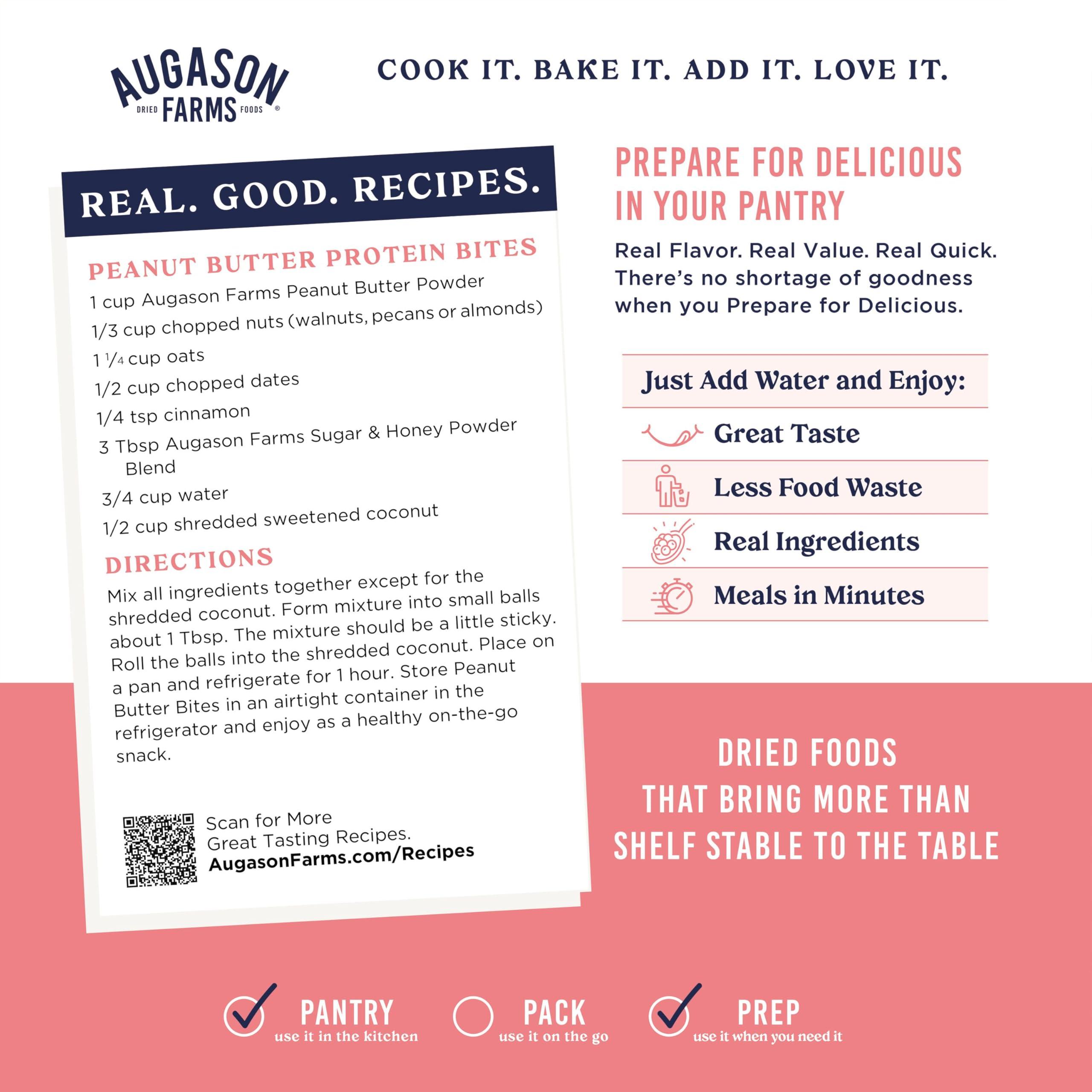 Augason Farms Augason Farms Peanut Butter Powder Can, Emergency Food Supply, Everyday Meals, 60 Servings