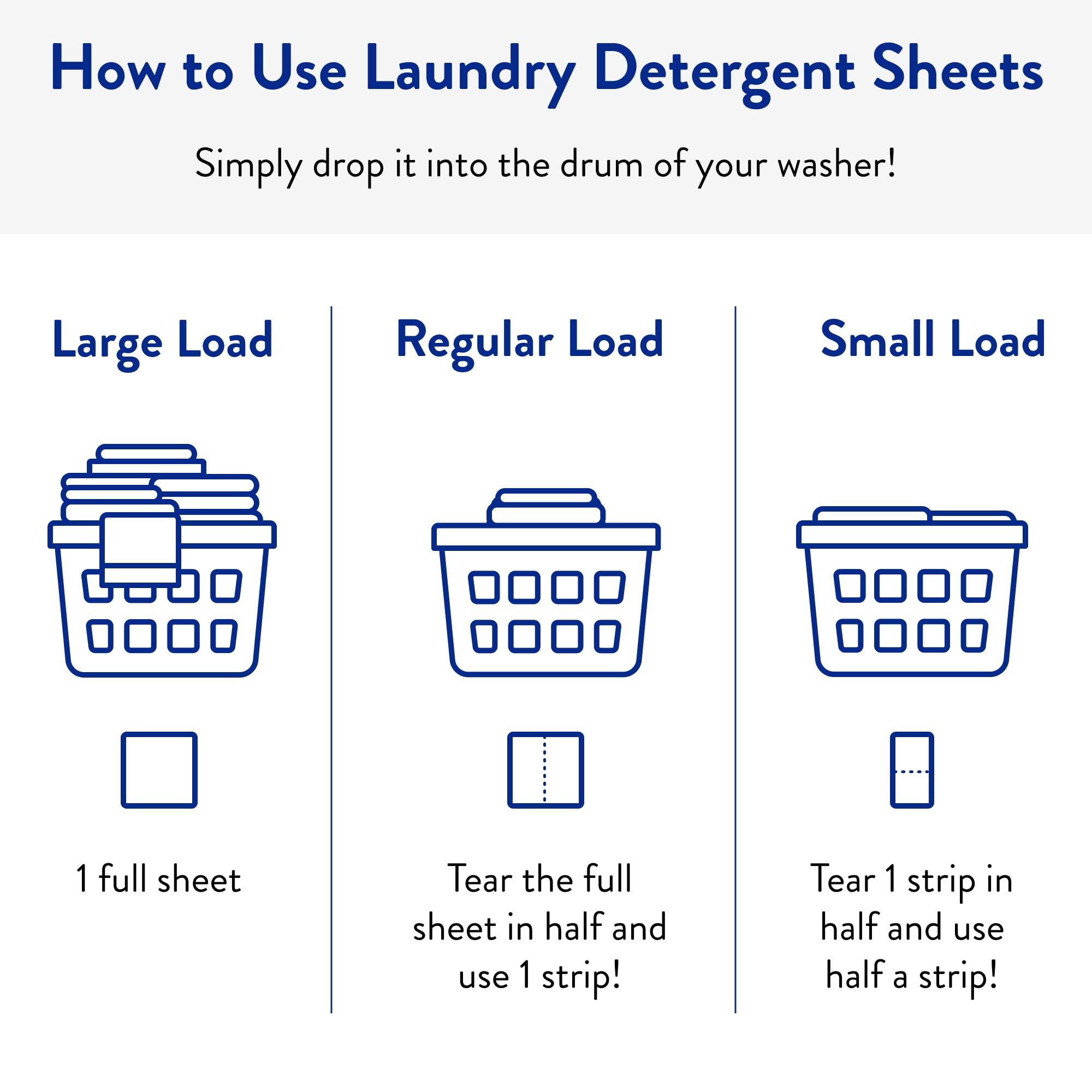 THE CLEAN PEOPLE The Clean People Laundry Detergent Sheets - Laundry Soap - Ultra Concentrated, Recyclable Packaging, Stain Fighting - Fresh Scent, 32 Pack