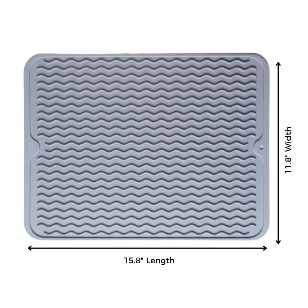 Snugell Snugell CPAP Protector Mat Vibration Absorbing and Noise Reducing Nightstand Pad for Sleep Therapy Machines 15.8\" x 11.8\" Gray Protects Surfaces and Enhances Stability for CPAP Device