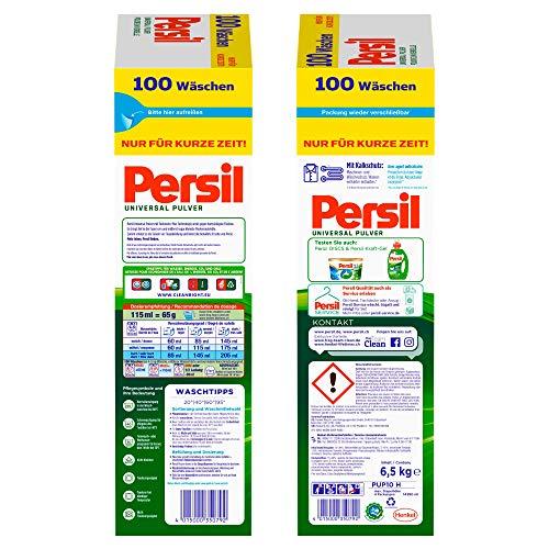Persil Persil Laundry Detergent Universal Mega Pack (100 Loads / 6.5 Kg)