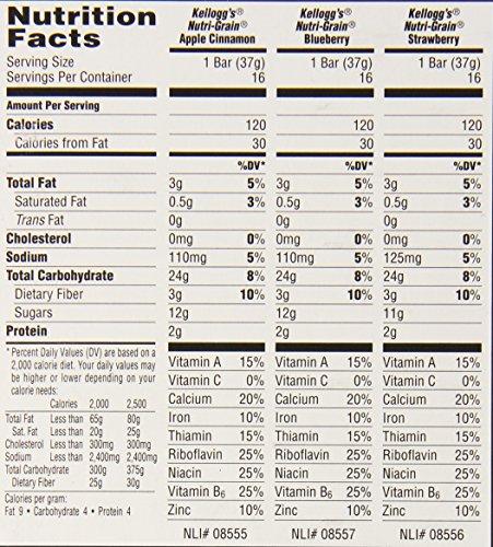 Nutri Grain Nutri-Grain Kellogg's Cereal Bars Variety Pack, 48 Count