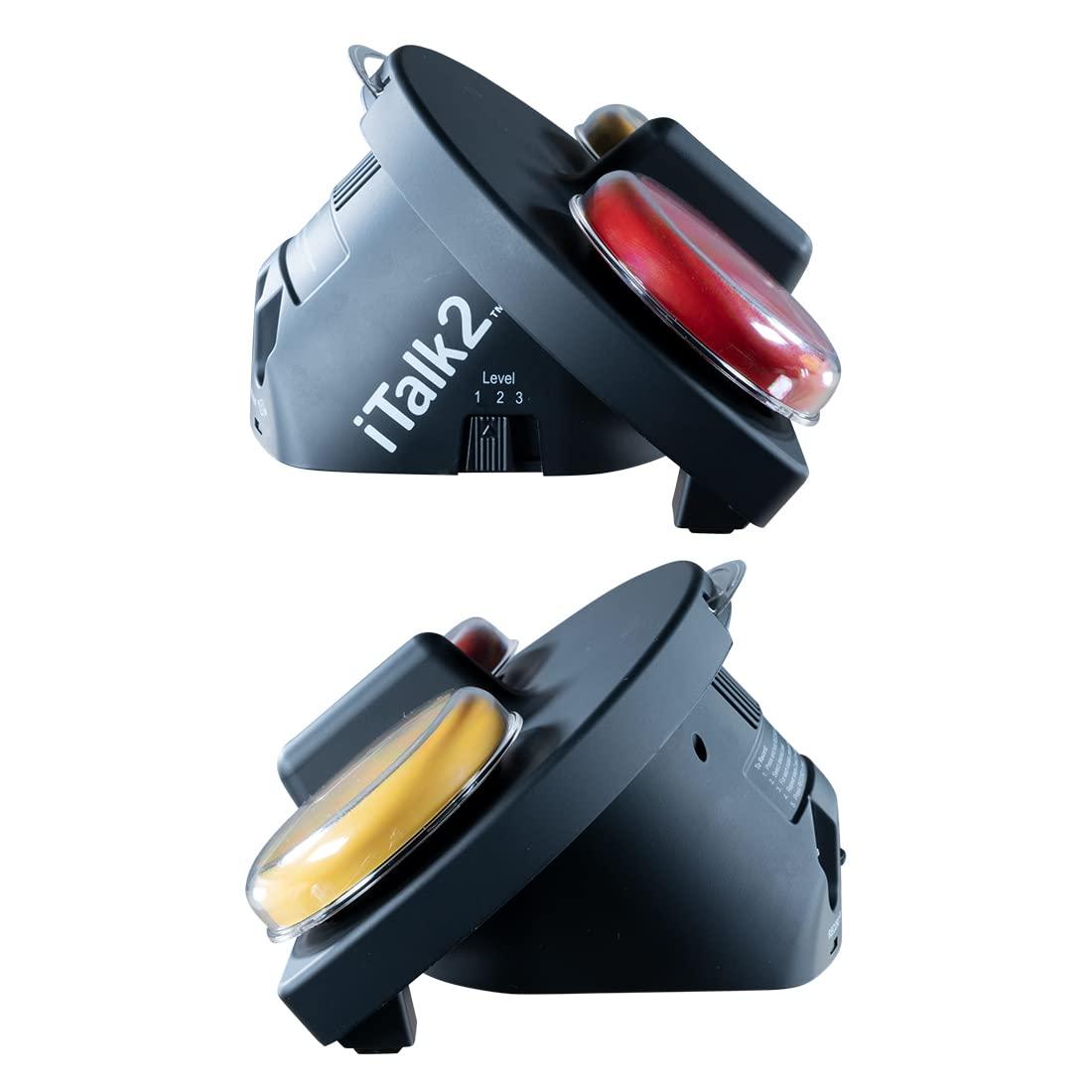 Ablenet AbleNet iTalk2 - Portable AAC Speech-Generating Device for Nonverbal Communication with Two Message Buttons - Dual-Message AAC Communication Device - Product Number: 10000045