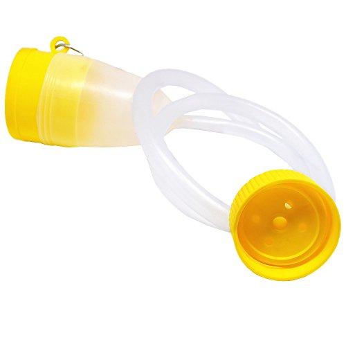 YUMSUM YUMSUM Male Men's Travel Bed Urinal Pee Bottle 1700 ML Urine Collector with Tube