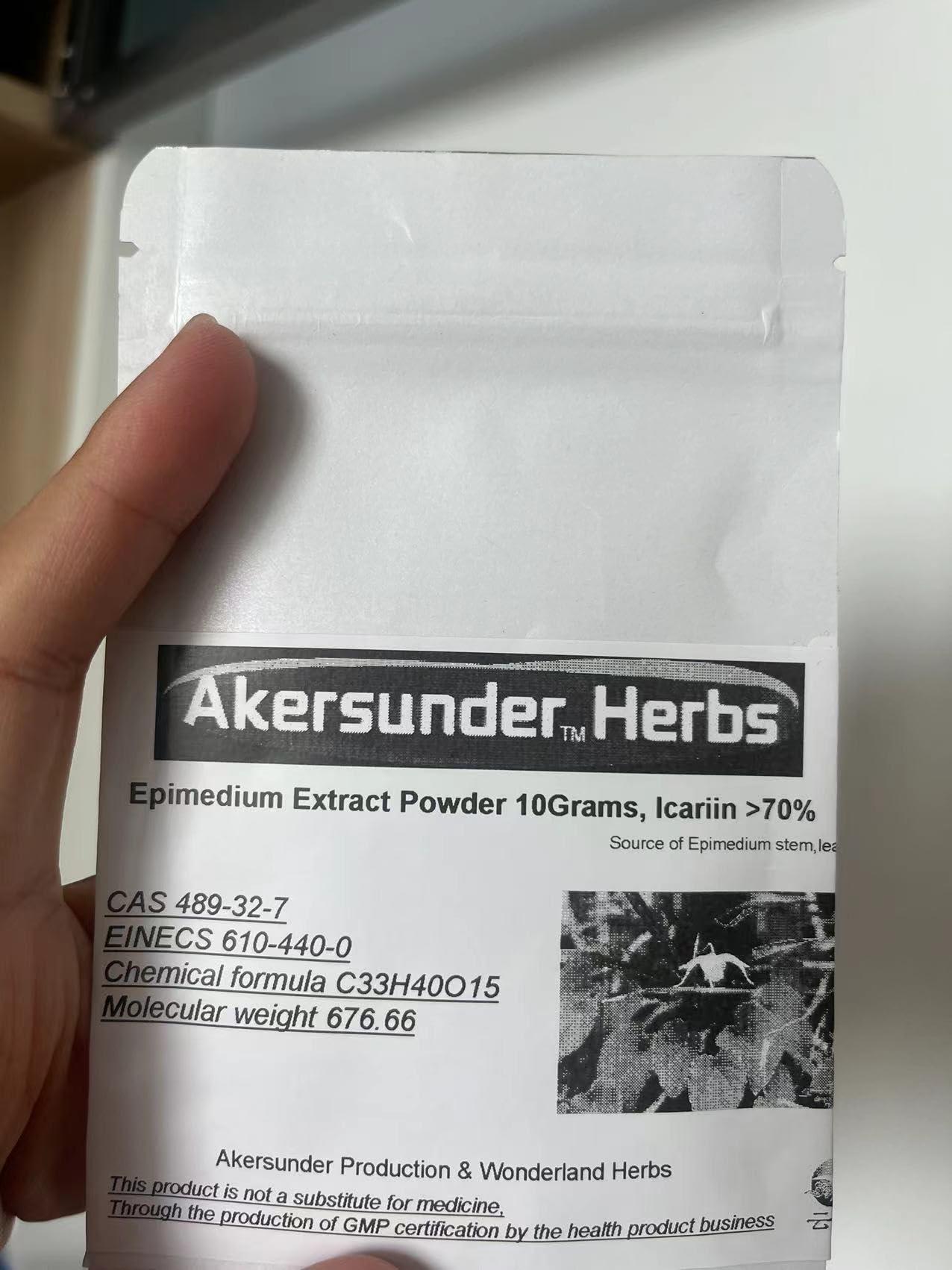 Akersunder Akersunder Herbs Purity 20% Icariin Powder 100 Grams