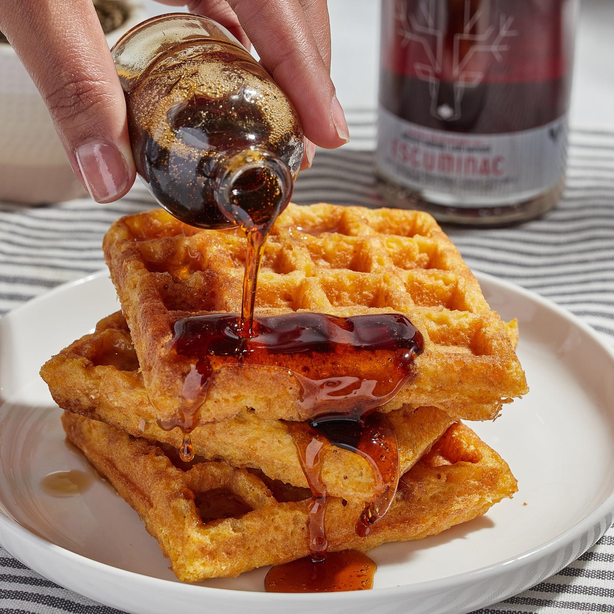 Escuminac Escuminac Late Harvest, Organic Maple Syrup - Canada Grade A 16.9 fl oz - Dark Robust Taste - Authentic & Pure Canadian Maple Syrup - Great Gift