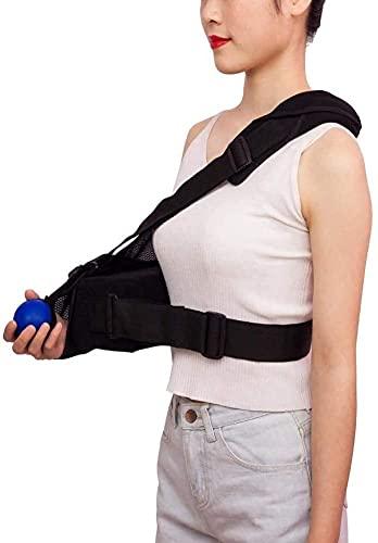 EIERFSKIOT EIERFSKIOT arm Sling Shoulder Sling arm Brace Shoulder immobilizer Shoulder Immobilizer Rotator Cuff Support Brace with Pillow for Men Women Ideal Following Shoulder Dislocation(Size:Leftarm)