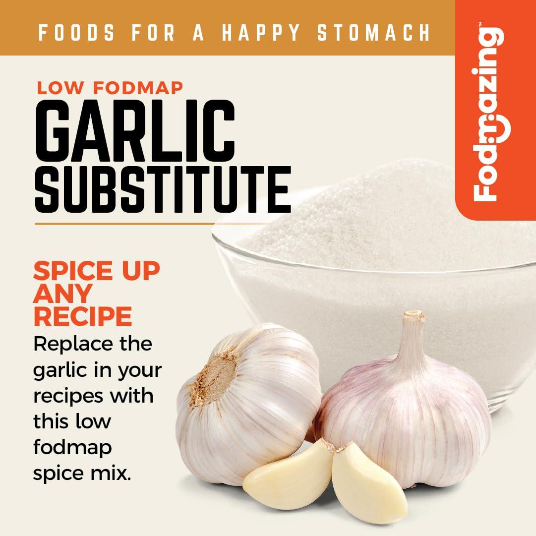 Fodmazing Fodmazing Garlic Replacer Substitute, Low FodMap Garlic Replacement, IBS Friendly, Non-GMO, Fat-Free, Great for Meals and Snacks (20 Servings)