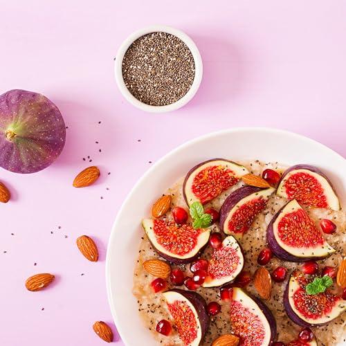 Elan Elan Organic Chia Seeds, 8.8 oz, Natural Raw Black Chia Seeds, Plant-Based, Non-GMO, Vegan, Gluten-Free, Kosher, Gels Easily, Superfood