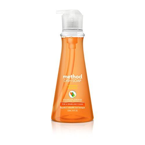 Method Method Dish Soap, Clementine, 18 Fl Oz (Pack of 6)