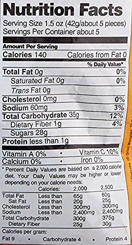 7D 7D Dried Mangoes Naturally Delicious Fat Free Dried Mango