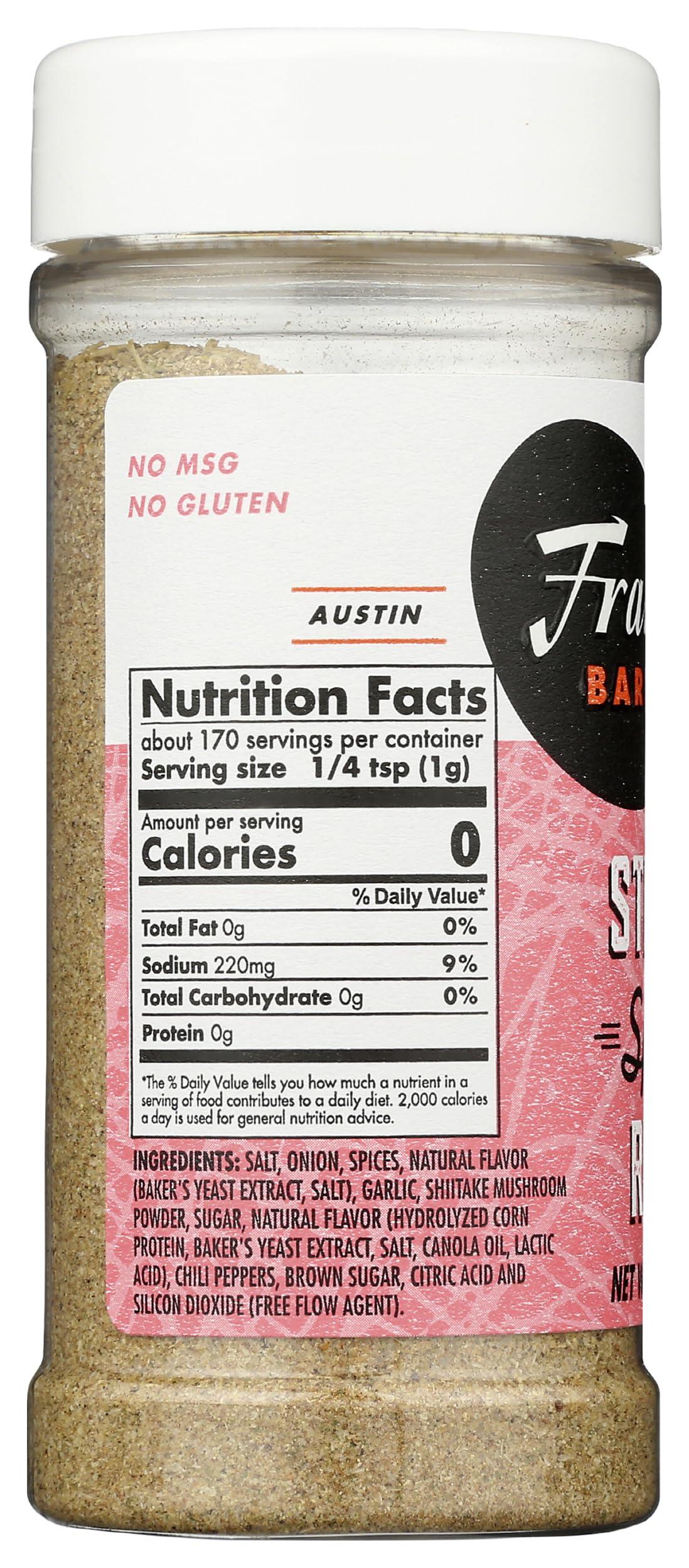 Franklin Franklin Barbecue Steak Spice Rub, 6 OZ