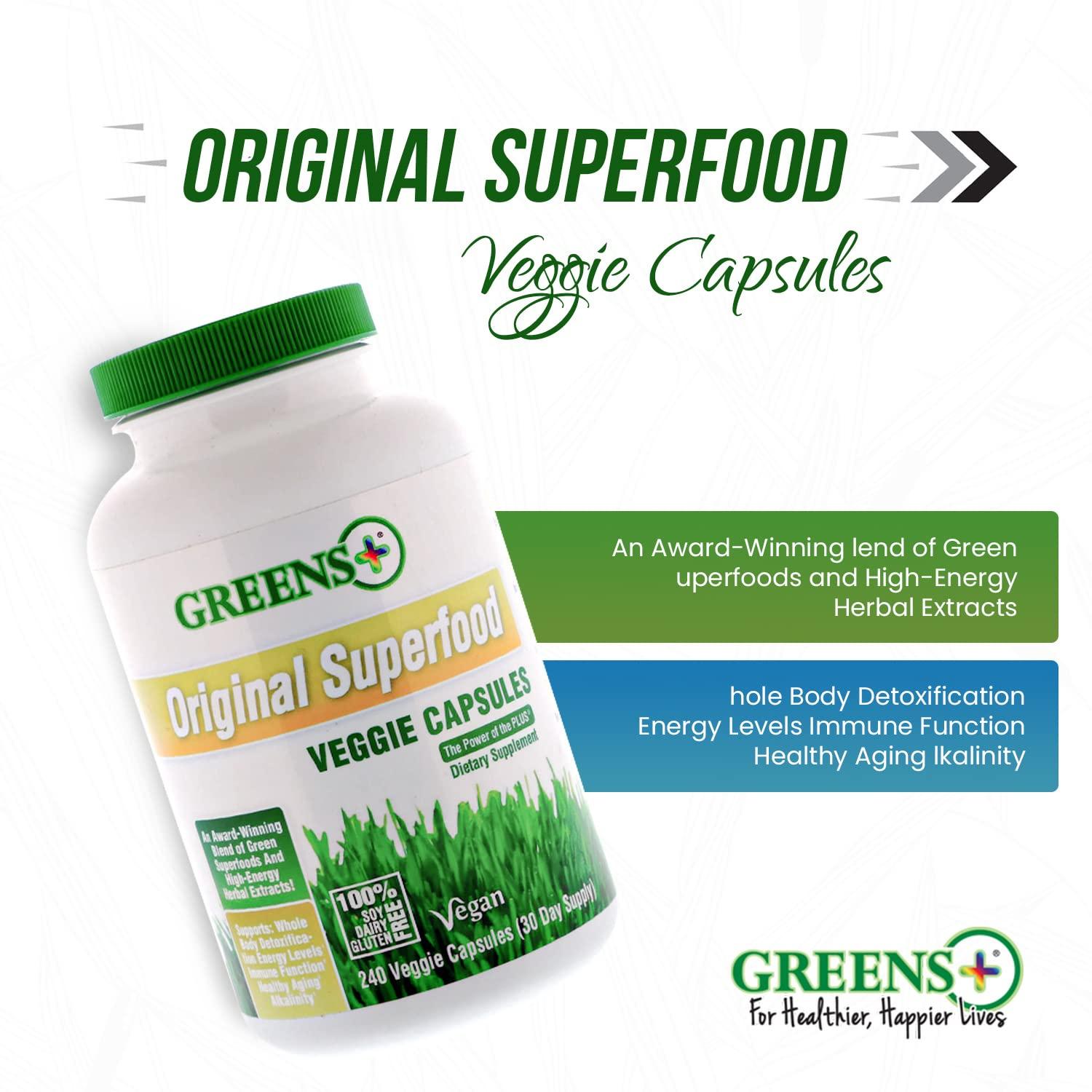 Greens+ Greens+ Organic Reds Superfood Powder Organic Super Veggie Capsules