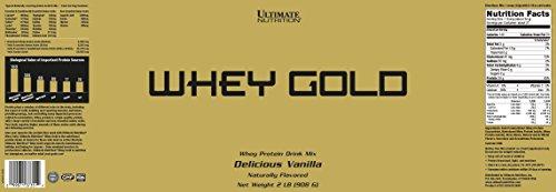 Ultimate Nutrition Ultimate Nutrition Whey Gold Protein Powder with 20 Grams of Protein and Amino Acids for Maximum Muscle Growth and Recovery, 27 Servings, Vanilla