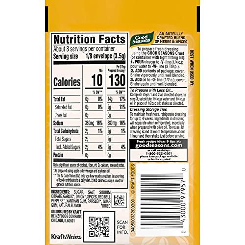 Good Seasons Garlic Survival Drssng Ital Mild