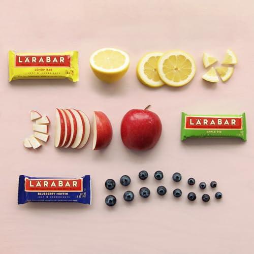 LÄRABAR Larabar Variety Pack, Blueberry Muffin, Lemon Bar, Apple Pie, Fruit & Nut Bars, 18 ct
