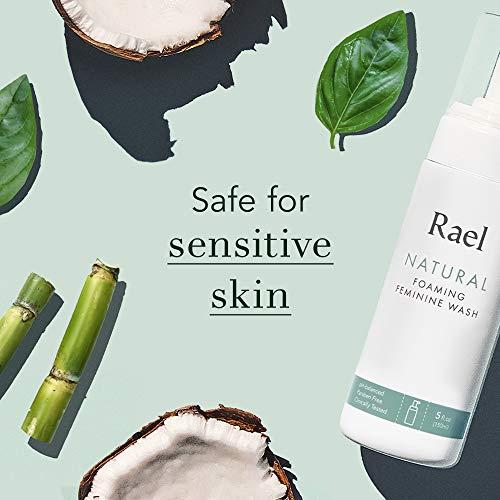 Rael Rael Feminine Wash, Foaming Cleansing Wash - pH Balance Intimate Wash Women, Unscented, Sensitive Skin, All Skin Types, Vegan, Cruelty Free (5oz, 2 Pack)