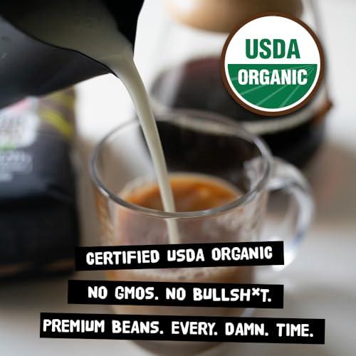 Punk Bunny Coffee Punk Bunny Ultra Dark Roast Coffee, Organic Coffee Pods, Father of All Dark, 10 count