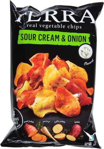 Terra Terra Vegetable Chips, Sour Cream & Onion, 5 oz