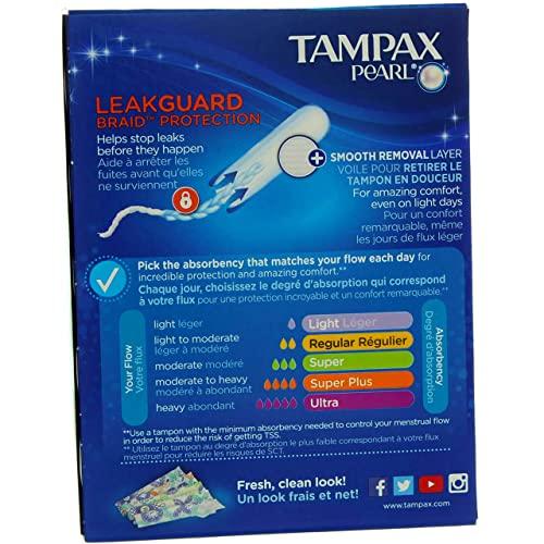 Tampax Tampons with Plastic Applicators Unscented Regular