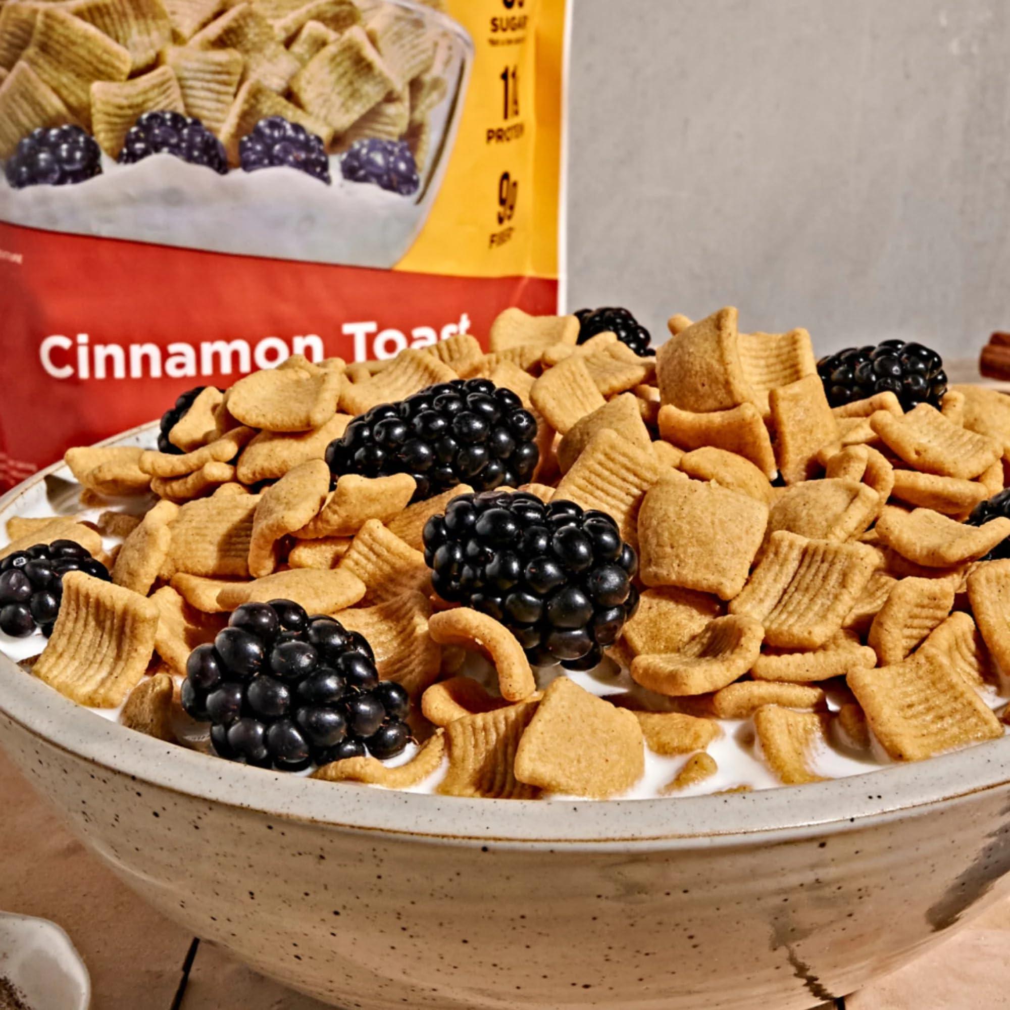 Catalina Crunch Catalina Crunch Cinnamon Toast High Fiber Cereal 4 Pack | Low Carb, Sugar Free, Gluten Free | Keto Snacks, Vegan, Plant Based Protein