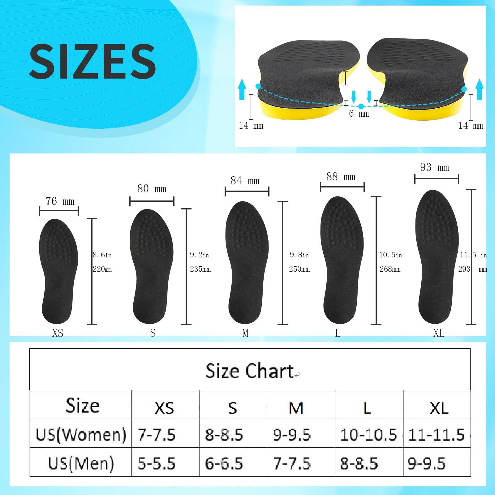 FOXOXI Supination Insoles for Correct Standing Posture,Orthotic Inserts for Men and Women,Heel Wedge Inserts for Bow Legs,Knock-Knees,Foot Alignment (Color : Black, Size :S)