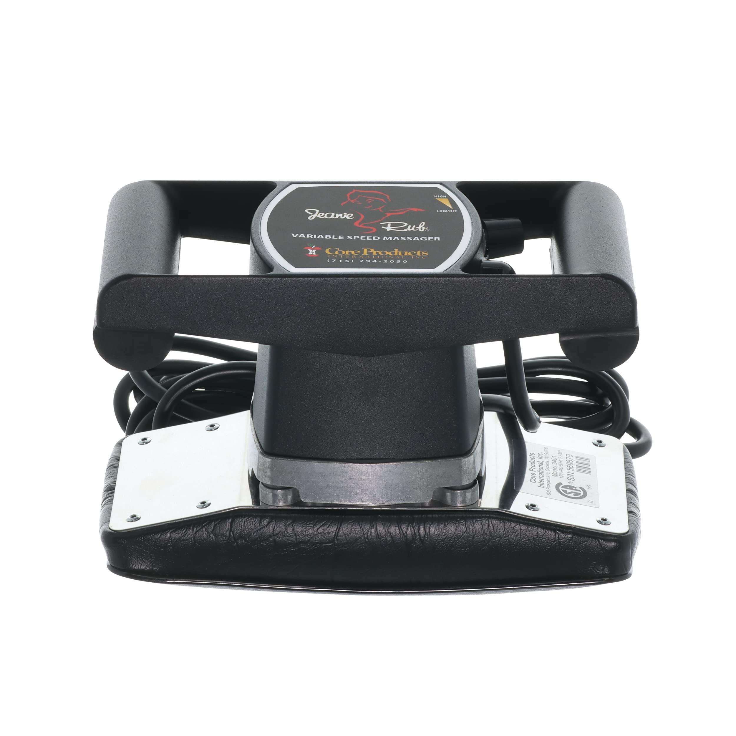 Core Products Core Products Jeanie Rub Variable Speed Massager, Premium Quality Deep Tissue Back & Shoulder Massager for Pain Relief, Body Massager for Back, Neck, Lower Back & Cellulite Massage
