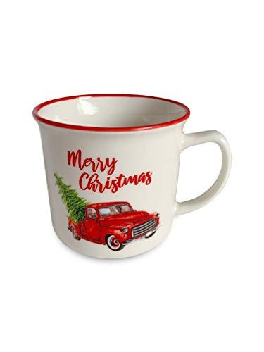 Sister Novelties Christmas Mug Bundle with Flavored Ground Coffee Christmas Mugs, Ground Coffee, Christmas Coffee Mugs, Holiday Mugs, Ground Coffee Flavored, Coffee Powder (2 Cups Set)