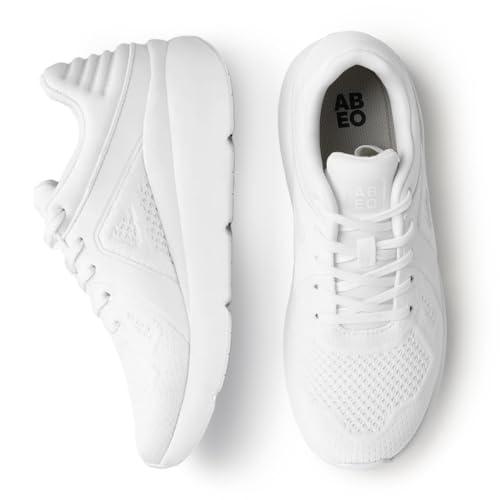 ABEO ABEO MXV Shift Womens Metatarsal Footbed Walking Shoes | Ideal for Metatarsalgia | Ball of Foot Pain Relief | Removable Orthotic Metatarsal Pad Bright White 10 Medium