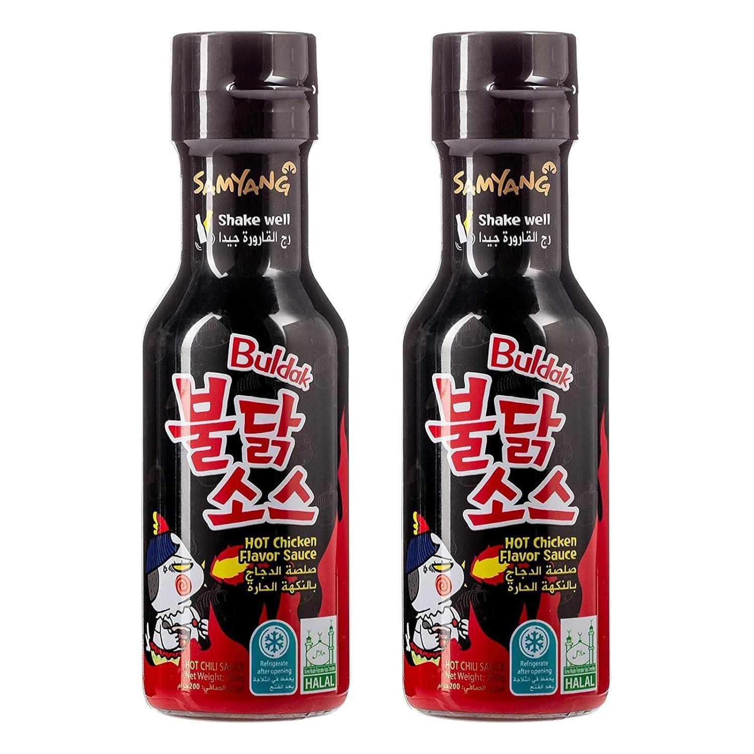 SPICEBRO Samyang Buldak Korean Spicy Hot Chicken Flavor Sauce 7oz (Pack of 2)