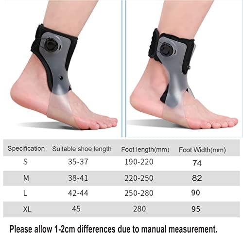 SFKLYU SFKLYU AFO Drop Foot Brace Orthosis Ankle Brace Support Drop Foot Brace for Walking Improve Walking Gait for Hemiplegia Stroke Shoes,A/right,L