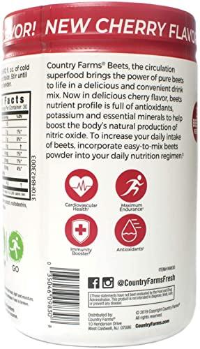 COUNTRY FARMS Country Farms Bountiful Beets Circulation Superfood, Delicious Natural Flavor 10.6 Ounces Each (9)