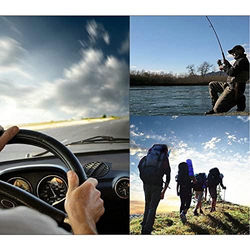 willochra willochra Full lens Polarized Reading Sunglasses Readers For Men Women Ultralight Wrap Around Sport Driving Anti-Fatigue Goggles (black, 3.5, multiplier_x)