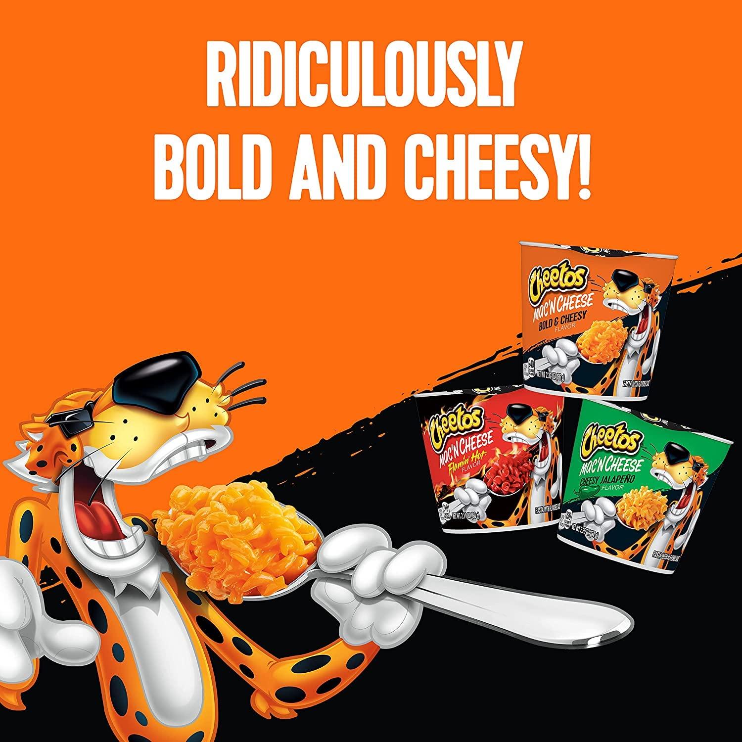 Cheetos Mac N Cheetos Bold & Cheesy, 2.32oz Cups (4 Pack)