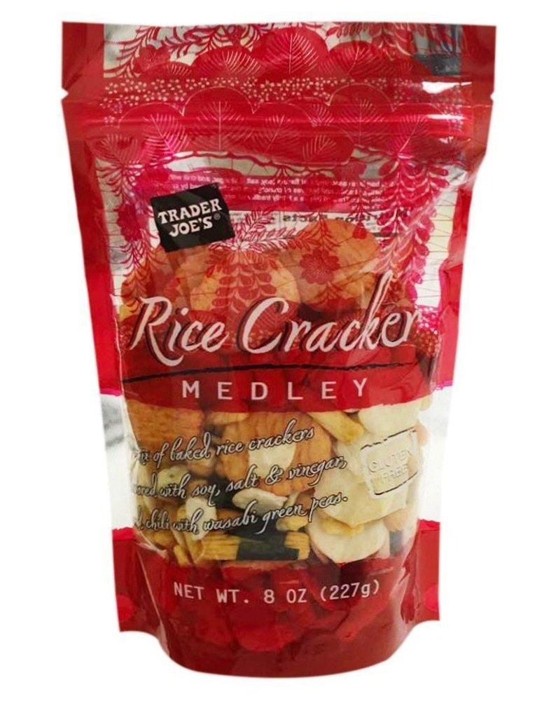 Trader Joe's Trader Joe's Gluten Free Baked Rice Cracker Medley 227g (5 Pack)