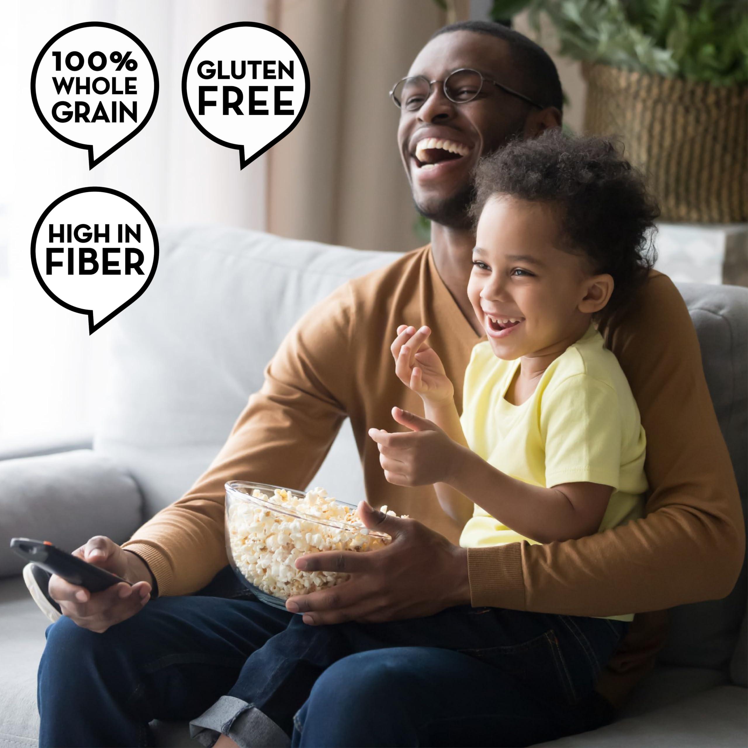 Jolly Time Jolly Time Simply Popped, Vegan, Dairy Free Microwave Popcorn, 3oz Sharing Bag, 3 Bags Per Carton (Simply Popped Sea Salt, 3 Ounce (Pack of 36))