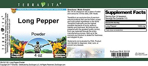 TerraVita Long Pepper Powder (4 oz, ZIN: 521132) - 3 Pack