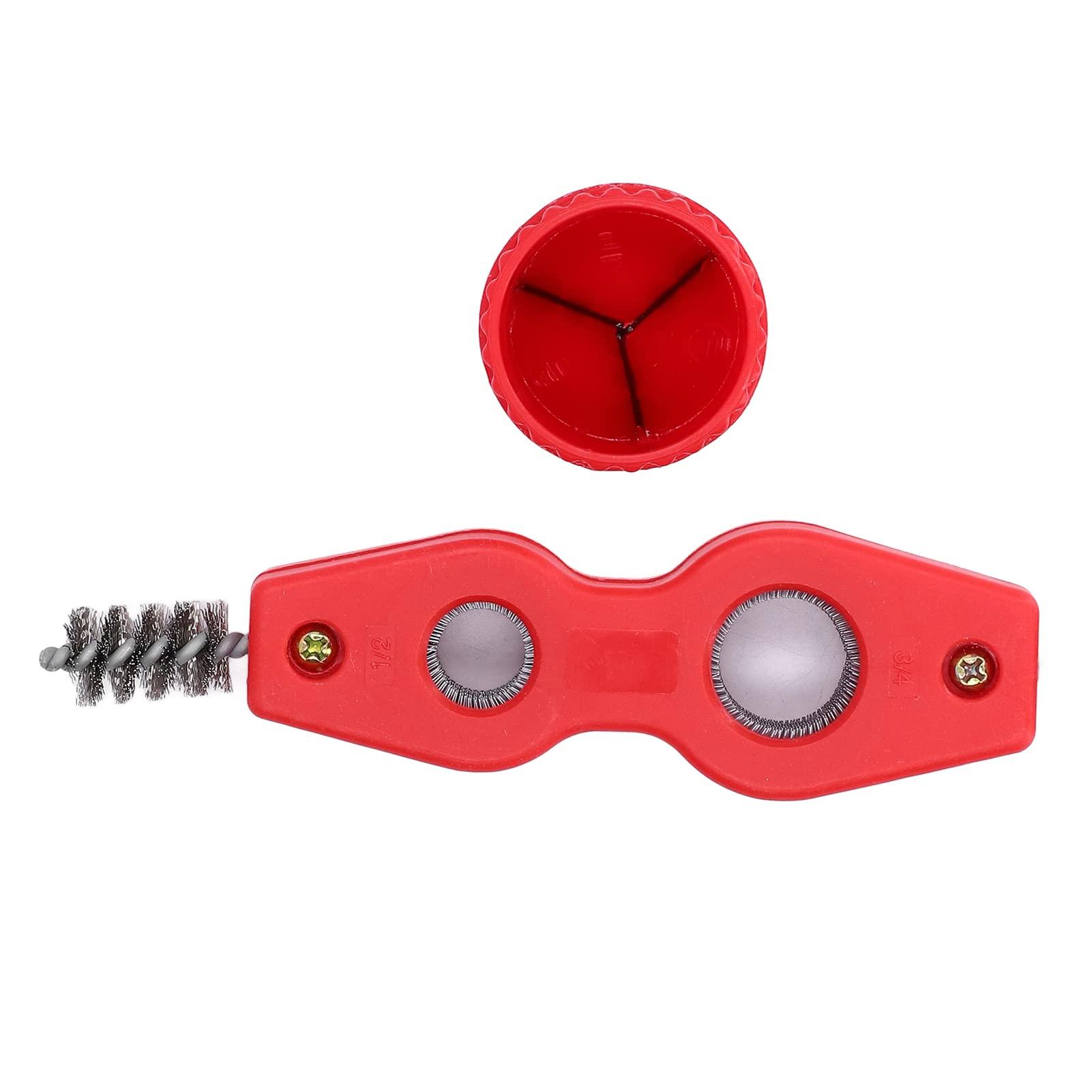 WinmetEuro Copper Pipe Cleaner, 15mm and 20mm Sizes Multifunctional Scratch Resistant Tube Reamer for Tubing Polishing and Cleaning