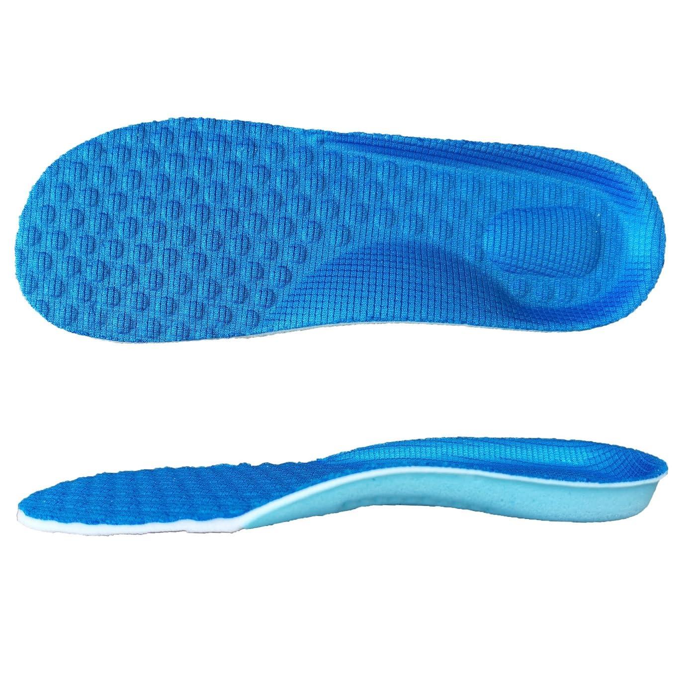 FonsBleaudy Kids Memory Foam Insoles for Arch Support and Comfort Children's Replacement Insoles Inserts (M Little kids13-3)