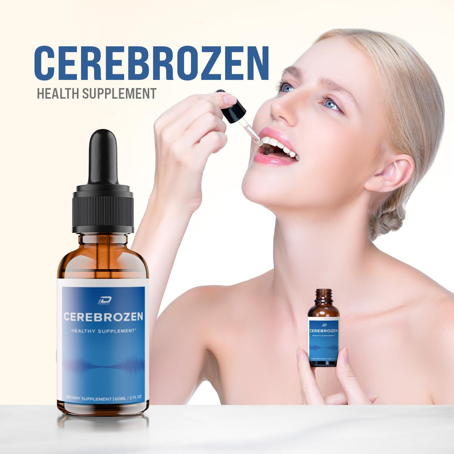 Indelo Indelo Cerebrozen Tinnitus Ear Drops - Cerebrozen 24, Cerebrozen Liquid Drops, Cerebrozen Reviews, Cerebrozen Drops for Ear Relief (5 Pack - 300 ML)