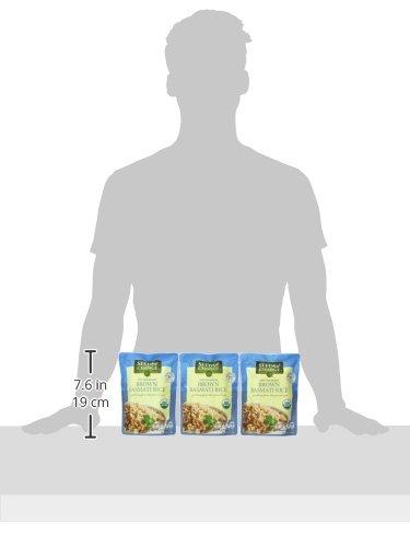 SEEDS OF CHANGE Seeds of Change Microwavable Rice, Whole Grain Brown Basmati Rice, 8.5-Ounce (Pack of 6)
