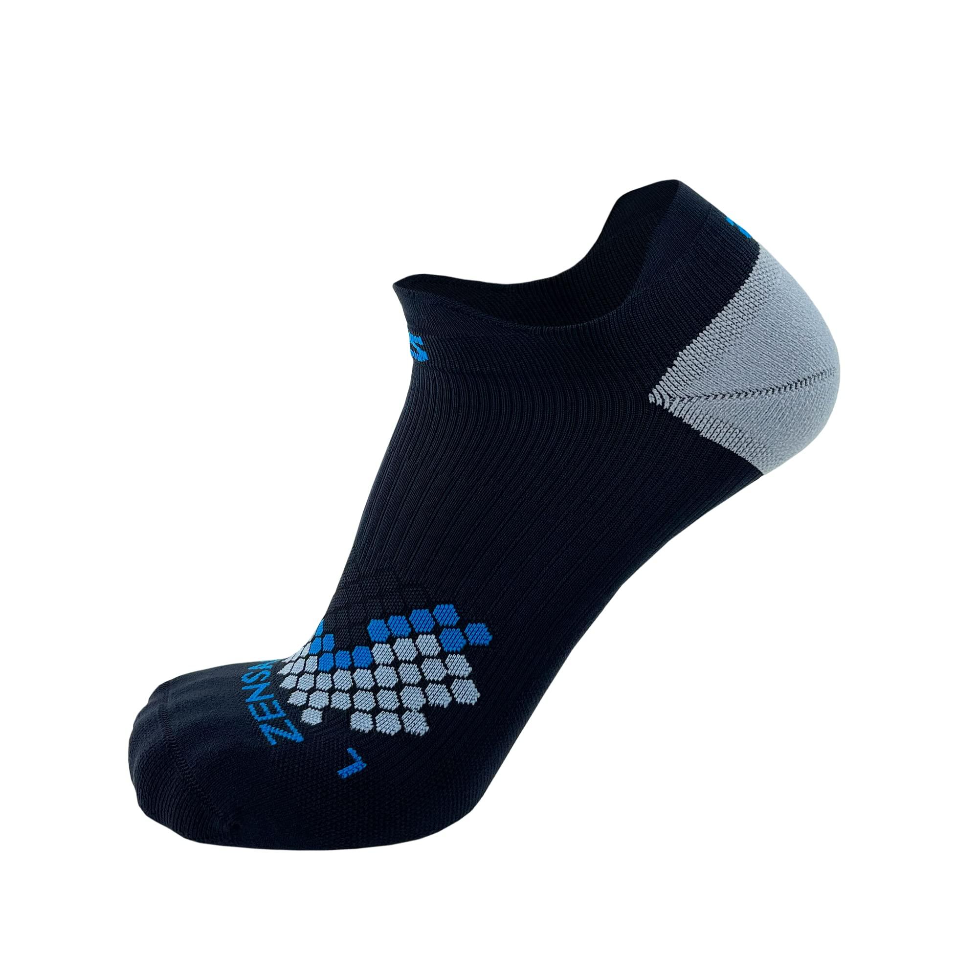 Zensah Zensah Plantar Fasciitis Relief Compression Socks - PF Night Socks for Plantar Fascia and Achilles Tendon Stability, Pain (Black, Medium)