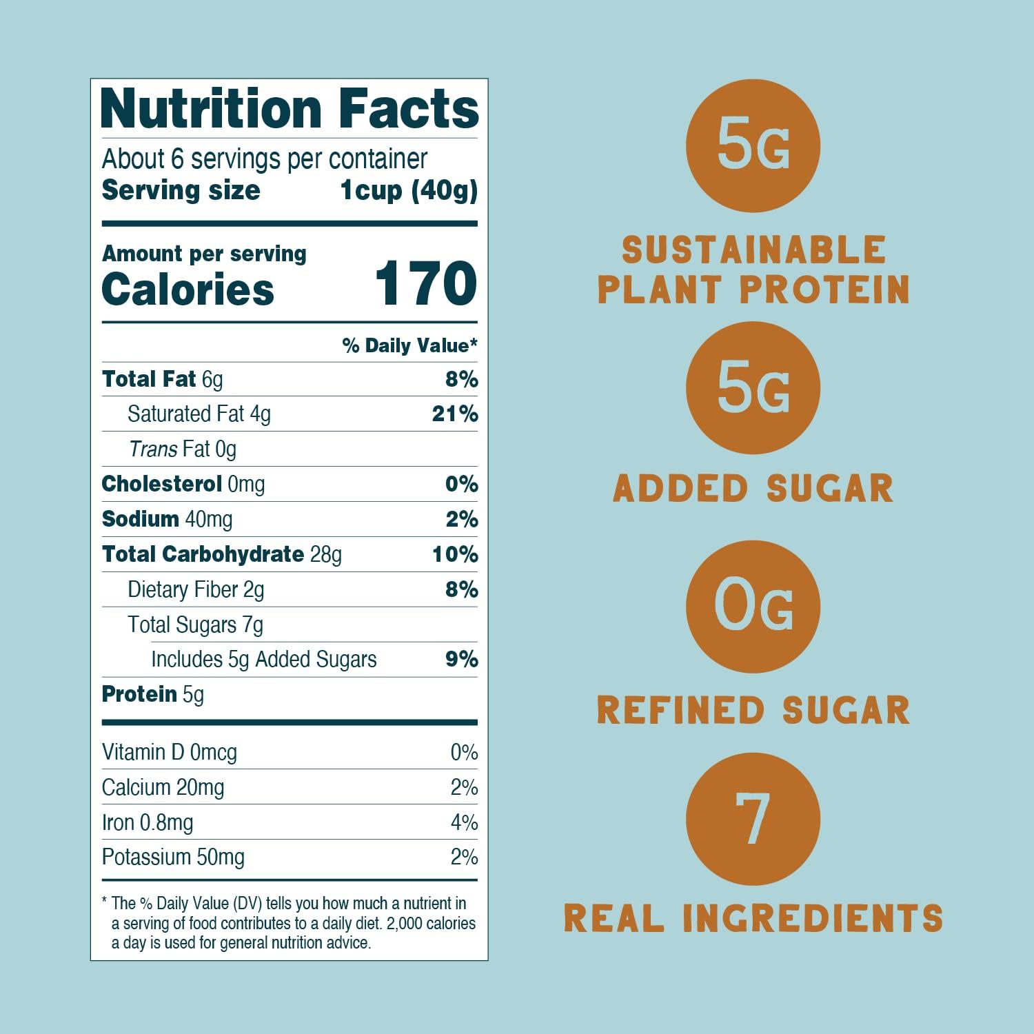 Seven Sundays Seven Sundays Sunflower Cereal, Maple Sea Salt, 8 Oz Bag (Pack of 6), Grain & Gluten Free, 5g Upcycled Protein, 0g Refined Sugar, Salty Sweet Snack